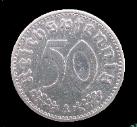 Third Reich 50 reichspfennig aluminium 1935 coin
