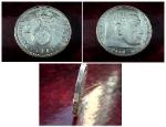 Nazi Silver 2 Reichsmark coin with swastika composite